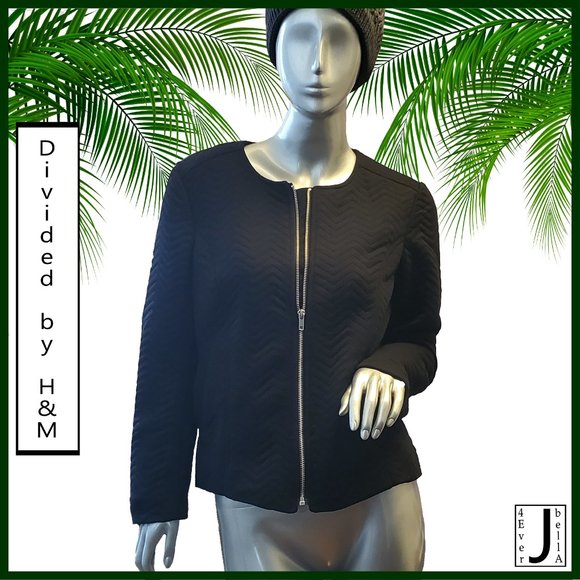 H&M Jackets & Blazers - Cropped H&M Quilted Blazer Size 12 US